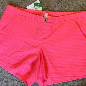 Lilly Pulitzer Vibrant Pink High Waist Shorts